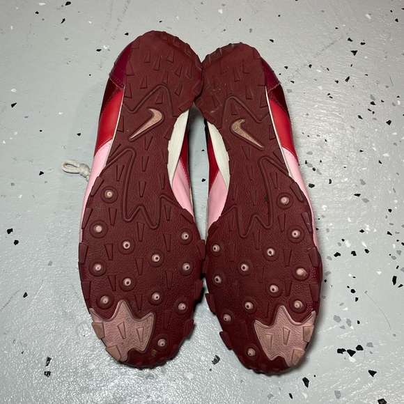 Vintage Y2k Nike Running / Perforated Track Shoes Women’s Size 12 Pink Burgundy - Picture 8 of 9